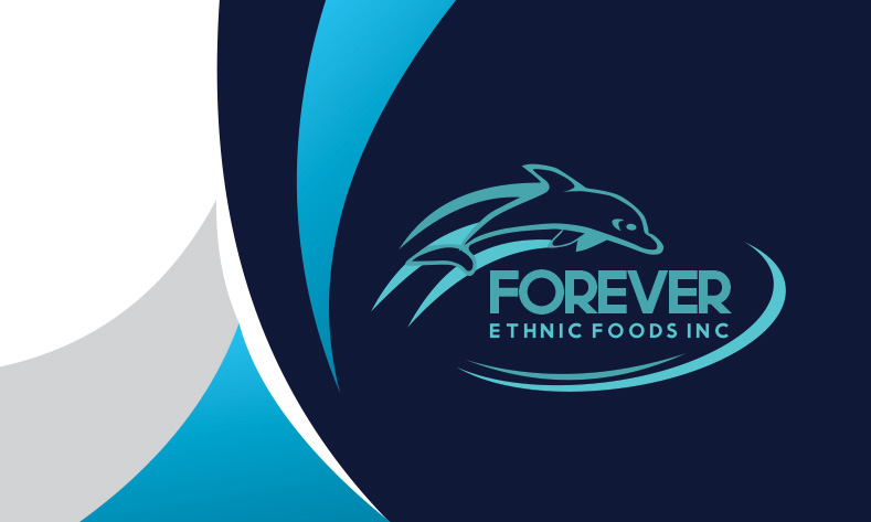 forever ethnic foods business card