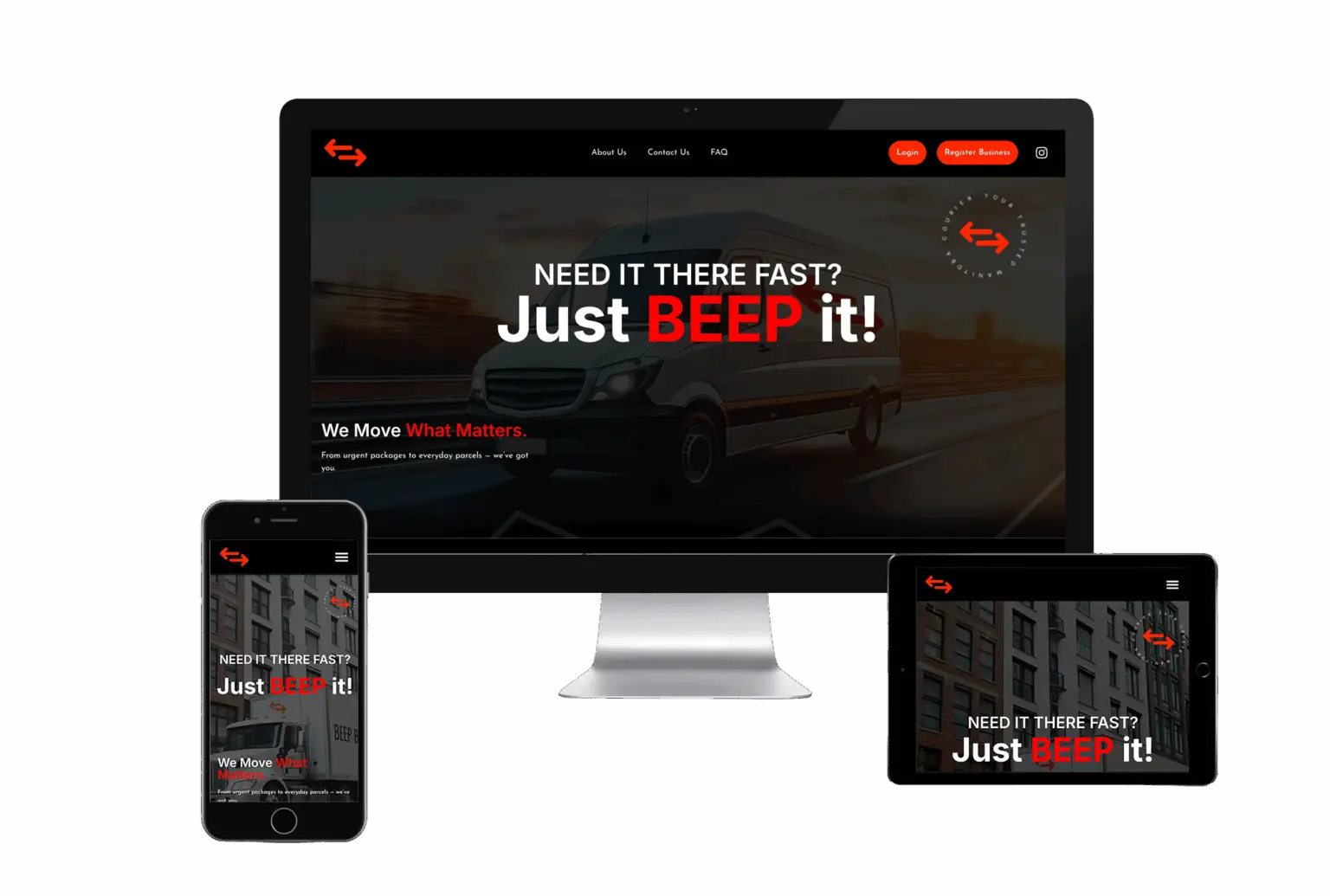 BEEP BEEP website redesign case study