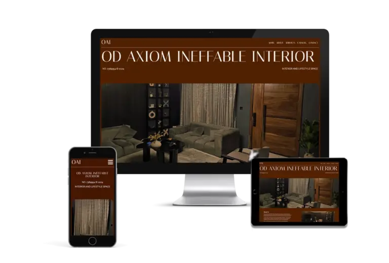 OD AXIOM INEFFABLE (OAI) website design and branding case study