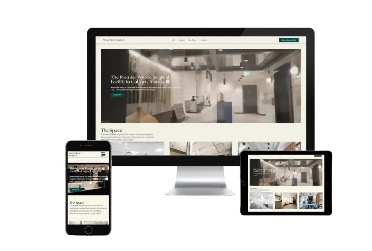 Mount Royal Surgical website design and branding case study