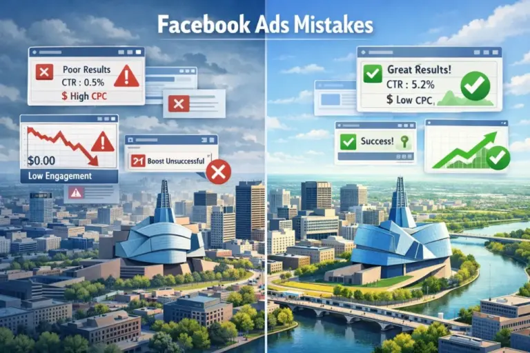 Top 10 Facebook Ads Mistakes Winnipeg Businesses Should Avoid