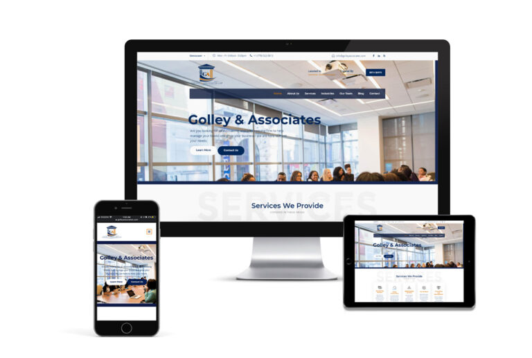 Golley & Associates LLP WordPress website design